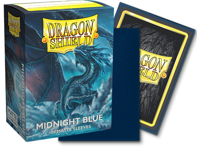 Dragon Shield Matte Midnight Blue 100ct Sleeves image 0